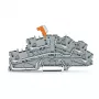 WAGO TOPJOB S N-Lahutusklemmliist PE-ga, 3-juhiga, Push-in CAGE CLAMP, hall, 2003-6644