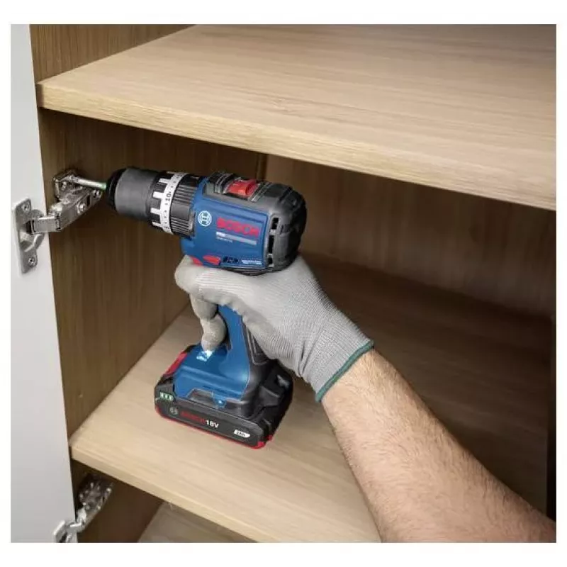 Bosch Professional GSB 18V-52 akuga lööktrell 2 akuga 18V L-BOXXis (jaemüük)