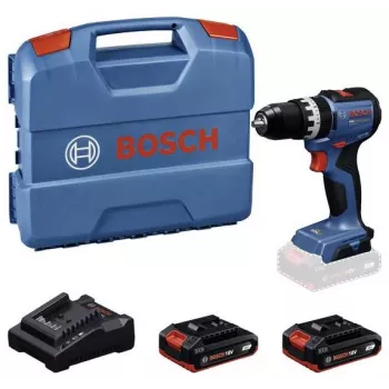 BOSCH Professional GSB 18V-52 Juhtmeta Löökpuur/Keeraja Komplekt 2 Patareiga 2,0 Ah, L-Case