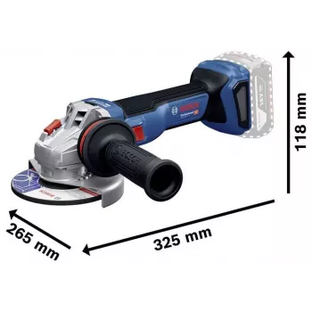 BOSCH POWERTOOLS Kombikomplekt 18V juhtmeta puur-keeraja, löökkeeraja, löökpuur, nurklihvija (4-tööriista komplekt)