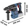 BOSCH POWERTOOLS Kombikomplekt 18V juhtmeta puur-keeraja, löökkeeraja, löökpuur, nurklihvija (4-tööriista komplekt)