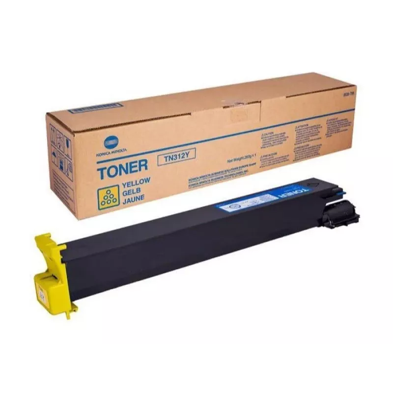 Konica Minolta TN-312Y originaalne kollane toonerikassett (12 000 lehekülge)