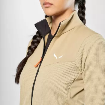 Salewa Puez Waffle Hybrid PL Jacket - Naiste - Quicksand - Suurus S