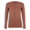 Salewa Zebru Medium Warm AMR L/S Tee naiste termoaluspesa särk - Etruscan Red, XS