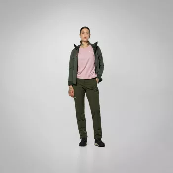 Salewa Puez Dolomia 2 Pants naiste softshell-püksid - tumeroheline, suurus S
