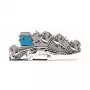 WAGO 2005-7641 TOPJOB S Läbiv klemmliist, 6 mm², hall, 800 V, 41 A