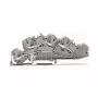 WAGO 2005-7642 Läbiv klemmliist, 4 mm², 32 A, 400 V, hall, CAGE CLAMP