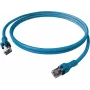 EasyLan saCon DualBoot Patch Cable S/FTP Cat.6A Blue 5.0m