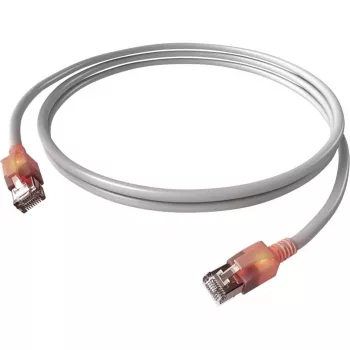 EasyLan DualBoot LED Patch Cable RJ45 S/FTP Cat.6A (Class EA) saCon-pistikuga - LSOH - Hall - 0,5 m
