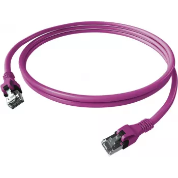 EASYLAN CPP1OVAVAV0050 DualBoot Push Patch Cable Cat.6A S/FTP Shielded Violet 5.0m