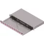 ZVK EasyLan Fiiberoptiline Jaotuspaneel Basic LSB0B224 Grade C 1U 12 Porti 12x LC-Duplex OM4