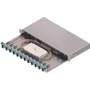 ZVK Easylan Fiiberoptiline Ühenduskarp Basic LSB1B113 1HE 12x SC-Duplex Standard OM3 Väljatõmmatav - Fiiberoptika - SC-Duplex pistik