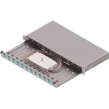 ZVK Easylan LWL Splice Enclosure Basic SB0012481HE 12x LC-Duplex Standard OM3 Slide-Out - Fiber Optic Patch Panel