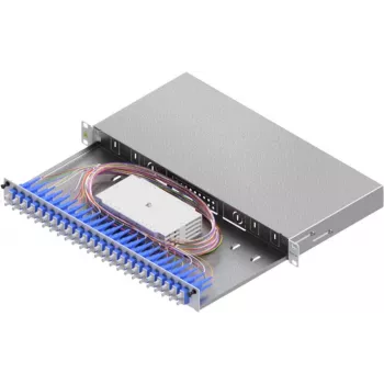 EASYLAN LSB1C225 Fiiberoptiline jätkukarp Basic 1U 24x SC-Duplex OS2 väljatõmmatav