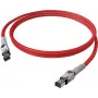 EasyLan VarioBoot Patch Cable Cat.6A S/FTP Red 1.0m
