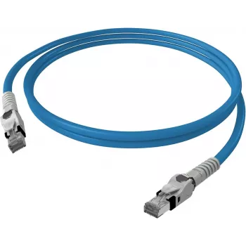 EasyLan VarioBoot Patch Cable Cat.6A S/FTP Blue 2.0m