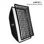 Walimex Pro Softbox Essential 80x120 cm ristkülikukujuline softbox Bowensi kinnitusega, hõbedane sisepind, difuusorid, kandekott