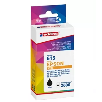 EDDING EDD-615 Must Printerikassett Ühilduv EPSON 35XL T3591XL