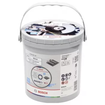BOSCH lõikeketas roostevabale terasele ja metallile, Ø 125 mm, 100 tk ämbris (ava 22,23 mm, A 60 T BF)