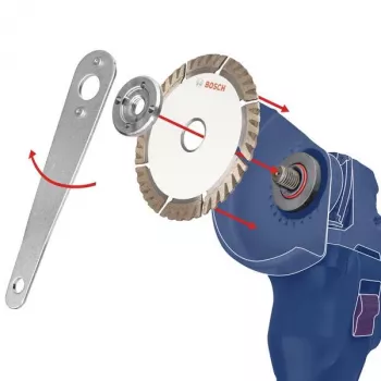 BOSCH lõikeketas roostevabale terasele ja metallile, Ø 125 mm, 100 tk ämbris (ava 22,23 mm, A 60 T BF)
