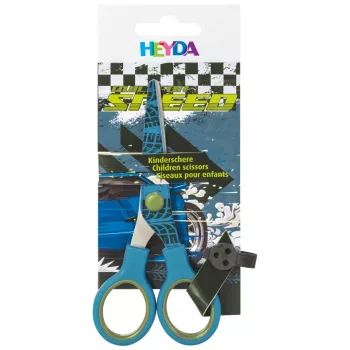 BRUNNEN Fast Wheels lastekäärid sinine/roheline 13,0 cm