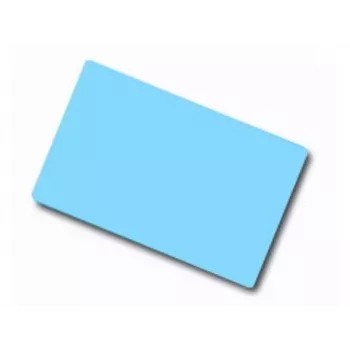 ARTDEV tühi PVC-kaart - 86 x 54mm 30mil 0.76mm helesinine