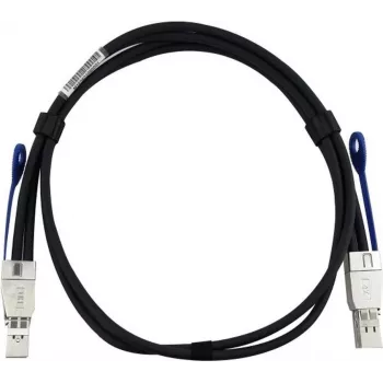 BLUEOPTICS HPE J9734AS ühilduv BlueLAN MiniSAS-HD kaabel, passiivne, 4x Mini-SAS HD (SFF-8644) kuni 4x Mini-SAS HD (SFF-8644), AWG30, 0,5 meetrit (J9734AS-BL)
