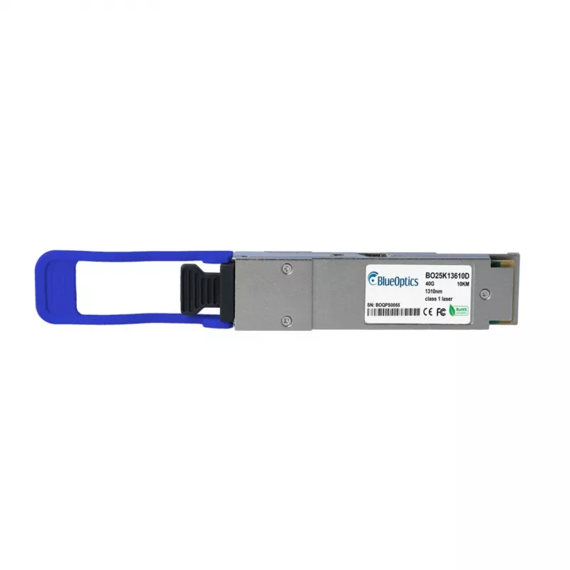 BlueOptics BO25K13610D Ühilduv Ruckus E40G-QSFP-LR4 QSFP+ 40GBASE-LR4 Transiiverimoodul, LC Duplex, Ühemoodiline, 10 km