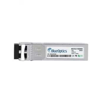 BlueOptics BO35J15680D Ühilduv Ruckus 10G-SFPP-ZRD-T SFP+ Transiiver, LC Duplex, 10GBASE-ZR, 80 km, Ühemoodiline Kiud