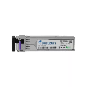 BlueOptics BO15C4931620D Ühilduv Synology SFP-BXD43-20KM SFP Transiiver, LC Simplex, 1000BASE-BX, 20 km