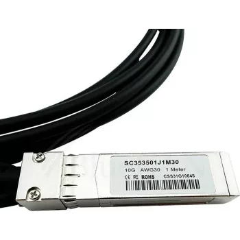 BlueOptics Alcatel-Lucent iSFP-10G-C2M Compatible BlueLAN 10GBASE-CR Passive SFP+ to SFP+ Direct Attach Cable, 2 Meter, AWG30