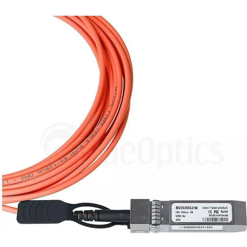 BLUEOPTICS Check Point CPAC-TR-40SPLIT-QSFP-1M Ühilduv Hargnev Otseühenduse Vaskkaabel (DAC) Passiivne 40GbE kuni 4x10GbE QSFP+ kuni 4xSFP+ 1m
