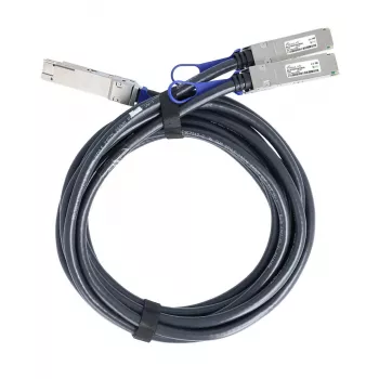 BLUELAN Ühilduv Mellanox MCP7H50-H002R26 Passiivne Hargnev Otseühenduskaabel (DAC) 200G QSFP-DD kuni 2x100G QSFP28 Twinaxial Vask 2m