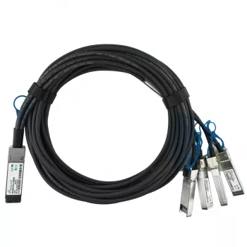BlueOptics Dell 2CGD4 BlueLAN SC282701L0.5M26 Passive 100GBASE-CR4 QSFP28 to 4x25GBASE-CR SFP28 Direct Attach Breakout Cable, 0.5m