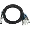 BlueOptics Dell 470-ABOR BlueLAN Passive 100GBASE-CR4 QSFP28 to 4x25GBASE-CR SFP28 Direct Attach Breakout Cable, 1m