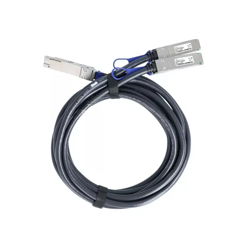 BlueLAN FN-CABLE-QSFPDD-2QSFP56-L1-BL 400G DAC Breakout Cable QSFP-DD to 2x QSFP56, 1m