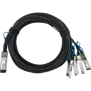 BlueLAN Ühilduv NVIDIA 980-9I645-00C001 Passiivne 100GBASE-CR4 QSFP28 kuni 4x25GBASE-CR SFP28 Otsene Ühendus Hargnemiskaabel, 1m, AWG26
