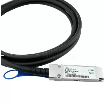 BlueLAN QSFP56 Direct Attach Copper Cable Compatible Infortrend 9624CM200CAB0-003 200Gb/s InfiniBand HDR 1m 30AWG