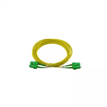 BlueOptics Duplex Fibre Optic Patch Cable SC-APC/SC-APC Singlemode 2 metres
