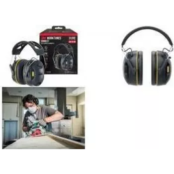 3M WorkTunes Connect 90563E Kuulmiskaitse Bluetoothiga, Must/Kollane