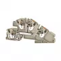 Weidmüller AITB 4 BB L-L Paigaldusklemmliist, 4 mm², 400 V, 32 A, sinine, kruviühendus, DIN rööpale