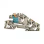 Weidmüller AITB 4 BB NDT-L-PE Paigaldusklemmliist, PUSH IN, 4 mm², Hall