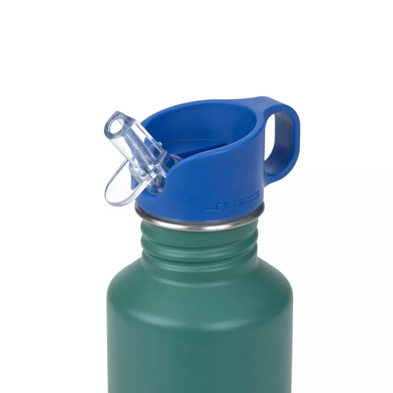 Lassig roostevabast terasest pudel tilaga ja käepidemega 500 ml Little Gang Rainbow Green