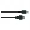 Kabelmeister Alcasa UK30P-ASA-010S USB 3.2 Gen 1 pikenduskaabel, USB-A isane USB-A emane, 1 m, must