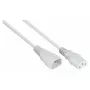 KABELMEISTER IEC C14 to C13 Power Extension Cable 1m White