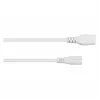 Kabelmeister Euro pikenduskaabel C8–C7 valge 1,8 m