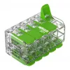 WAGO 221-430 COMPACT 2-juhiline ühendusklemm, 0,2-4 mm², 15 tk, Green Range