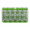 WAGO 221-430 COMPACT 2-juhiline ühendusklemm, 0,2-4 mm², 15 tk, Green Range