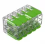 WAGO 221-430 COMPACT 2-juhiline ühendusklemm, 0,2-4 mm², 15 tk, Green Range