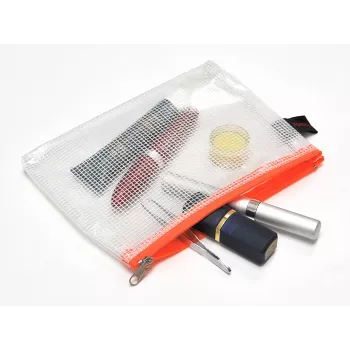 FolderSys A6 tõmblukuga kott, läbipaistev PVC 0,2 mm